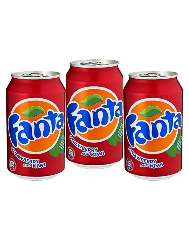 Газированный напиток Fanta Strawberry & Kiwi 330мл х 3шт #1