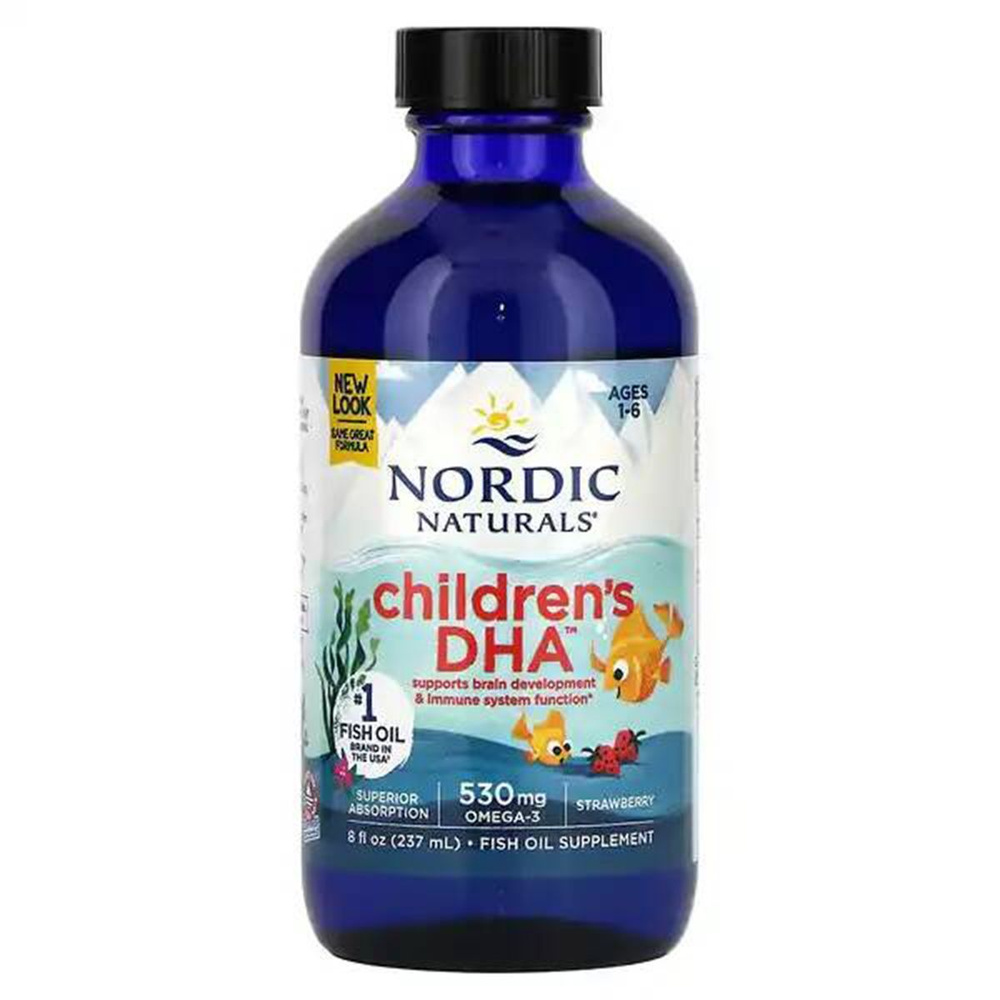 ДГК пищевая добавка Nordic Naturals, рыбий жир, омега-3 для детей 1-6 лет, вкус клубники, 237 мл  #1