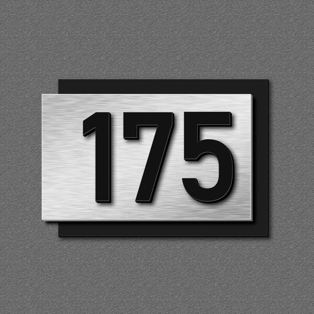 Цифры на дверь, табличка с номером 175 #1