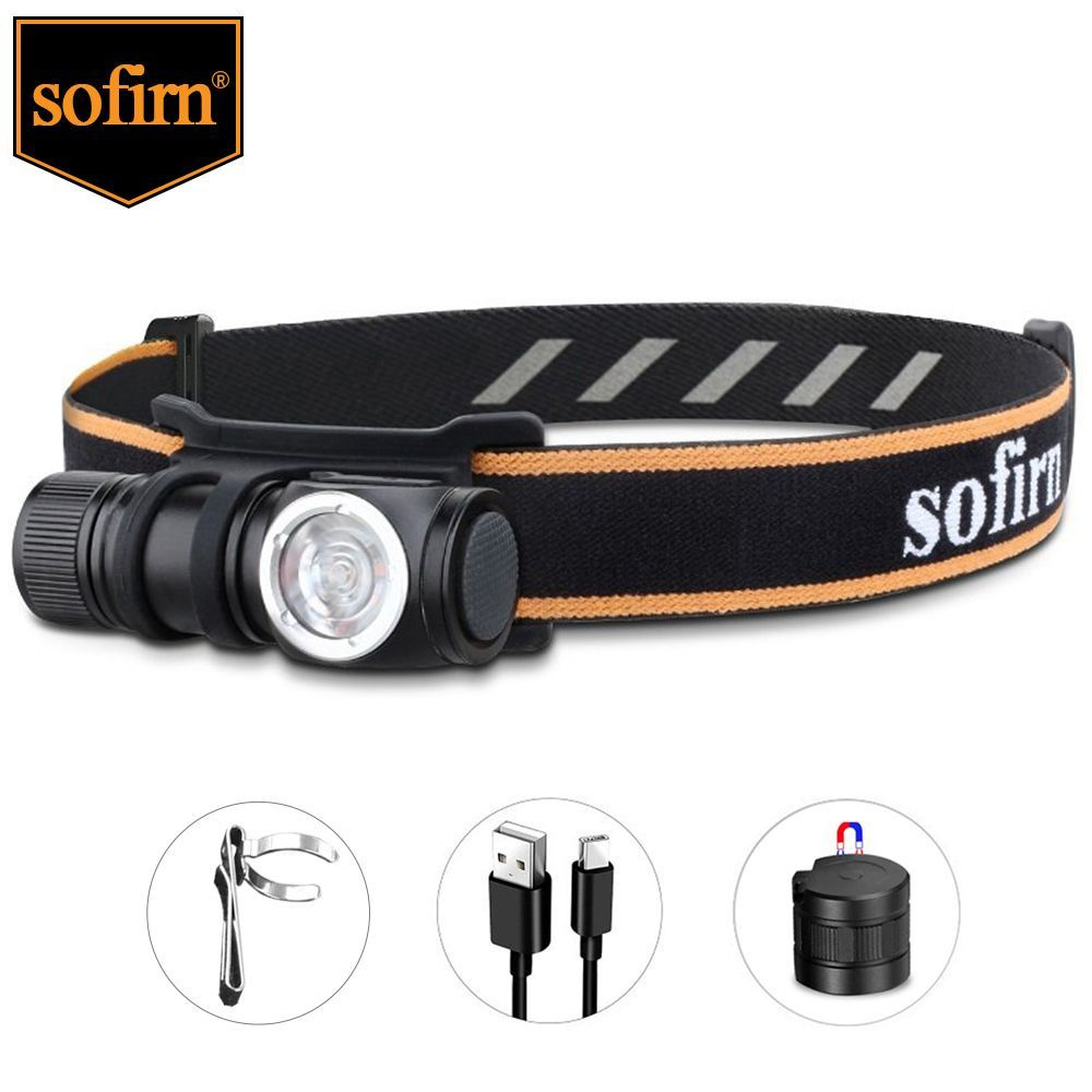 Sofirn HS10 LH351D 4000K 16340 1100лм USB C Перезаряжаемый налобный фонарик Мини 90CRI Угловой фонарь #1