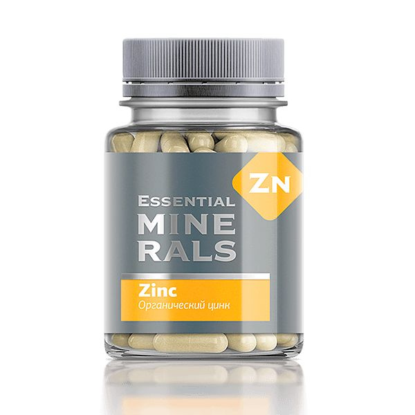 Essential Minerals Органический цинк Zinс, 60 капсул по 470 мг #1