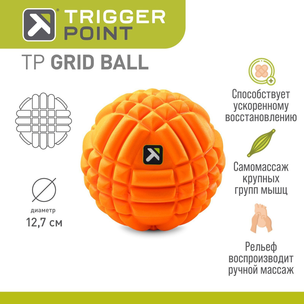 Массажный мяч Trigger Point GRID, 12.7 см #1