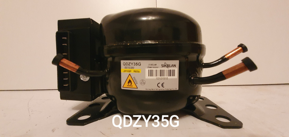 Компрессор 12 (24) вольт для холодильника инверторный QDZY35G фреон R600A  #1