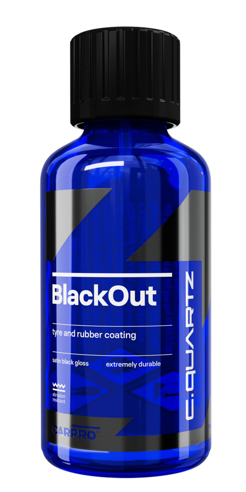 Полироль для резины и пластика-защитное покрытие BlackOut 50мл  #1