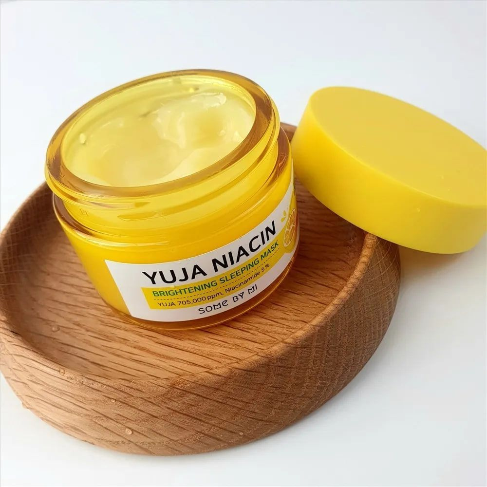 SOME BY MI YUJA NIACIN BRIGHTENING SLEEPING MASK Ночная маска для лица с экстрактом юдзу 60г  #1