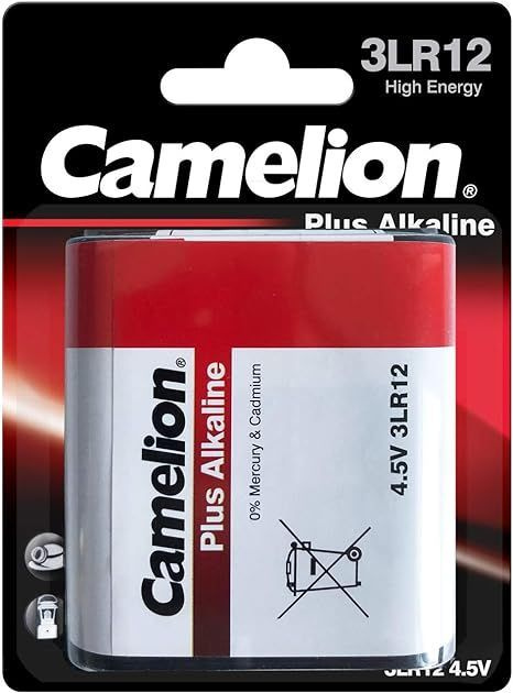 Camelion Батарейка 3LR12, Щелочной тип, 4,5 В, 1 шт #1