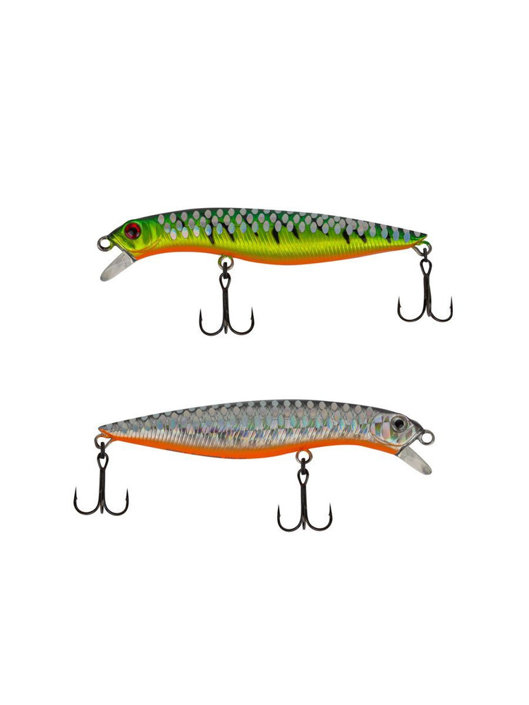 Воблер TSURIBITO DEAD MINNOW 70SS / 580 AYU TIGER DOUBLE #1