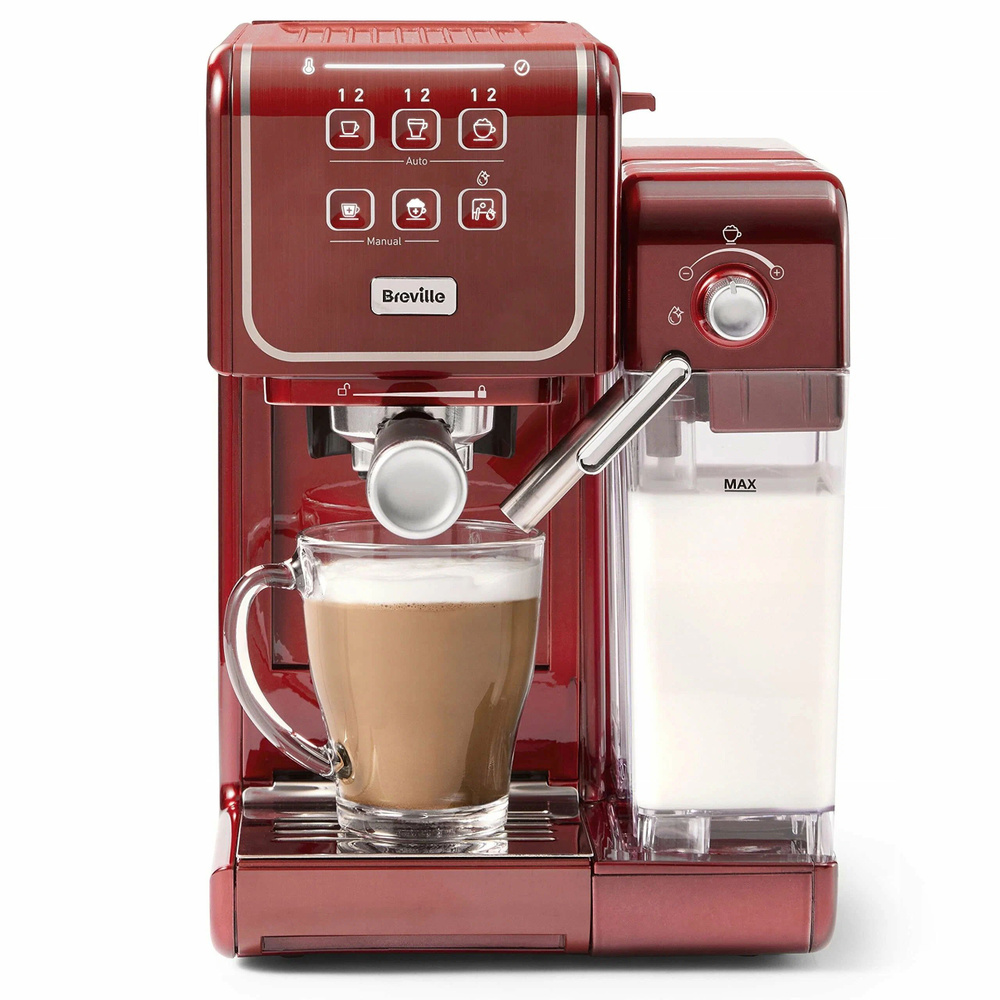 Breville Автоматическая кофемашина Prima Latte III VCF147X, красный #1
