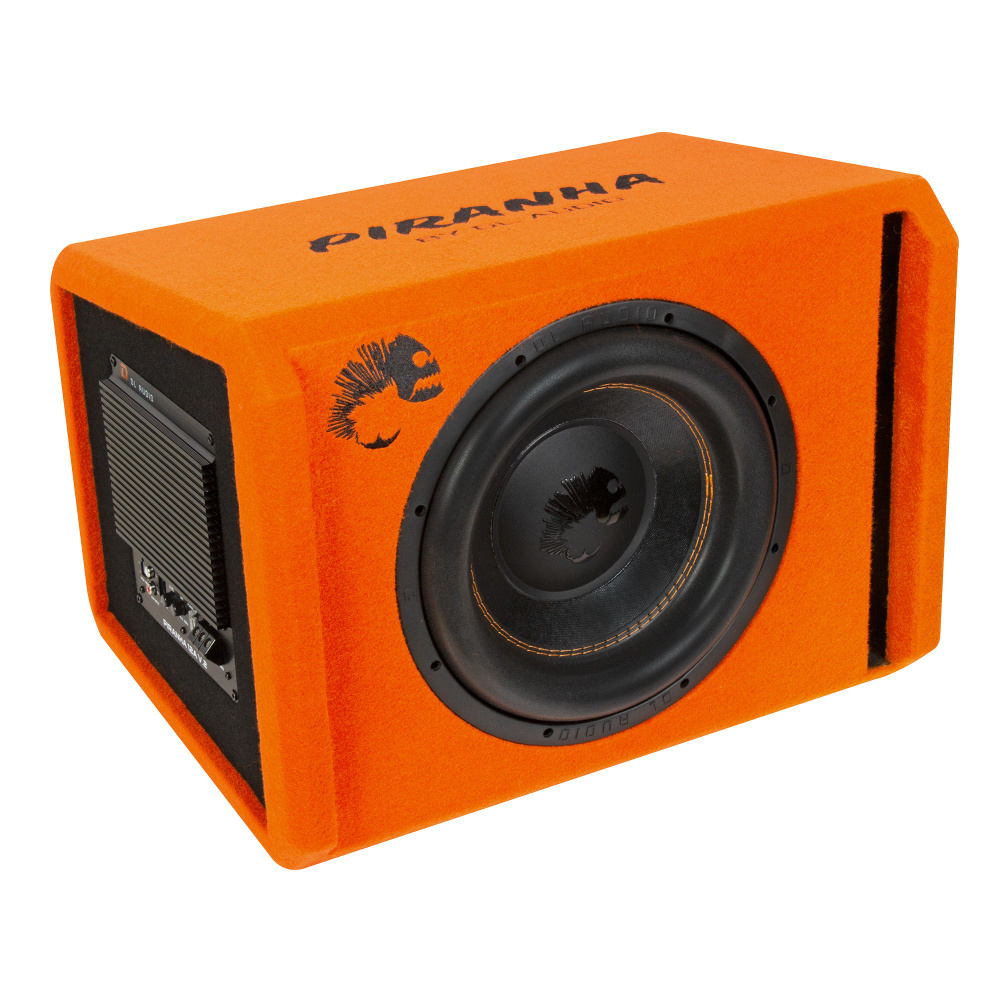 DL Audio Сабвуфер для автомобиля PIRANHA 12A V.2 ORANGE, 30 см (12 дюйм.) #1