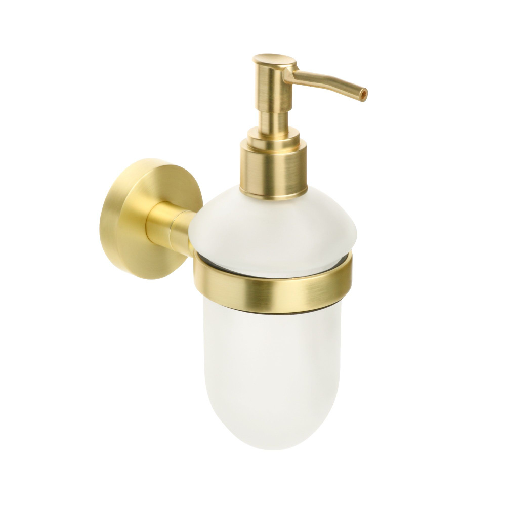 Дозатор жидкого мыла Fixsen Comfort gold FX-87012, золото-сатин #1