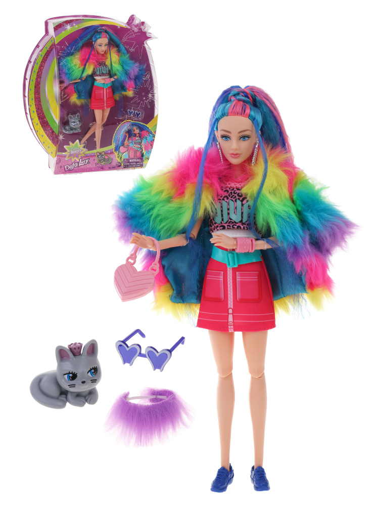 Кукла Дефа модница с питомцем Уцененный товар #1