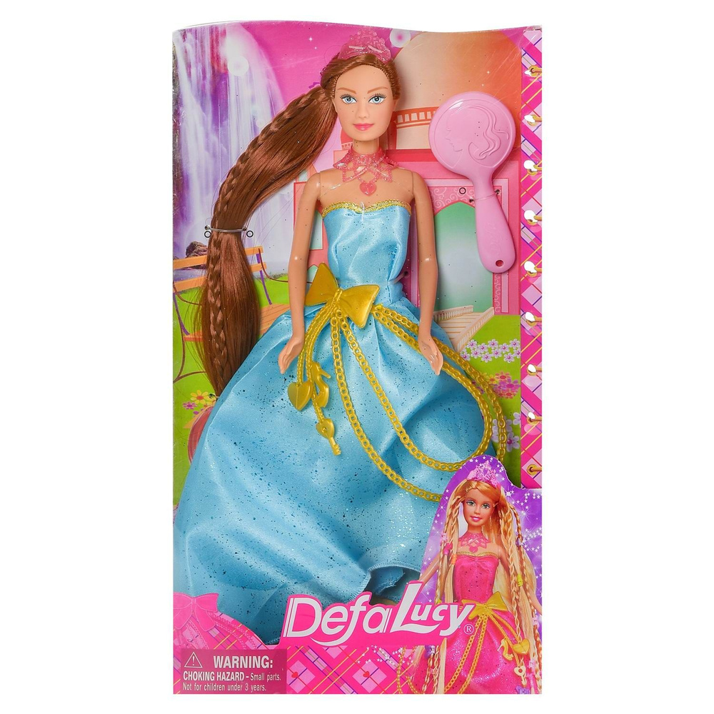 Кукла Defa Lucy Вечернее платье голубое, 29 см #1
