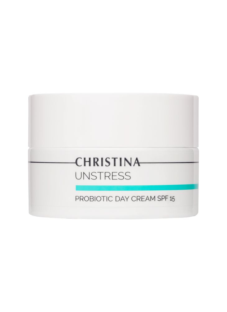 Christina Unstress Probiotic Day Cream SPF 15 Дневной крем для лица с пробиотическим действием SPF 15 #1