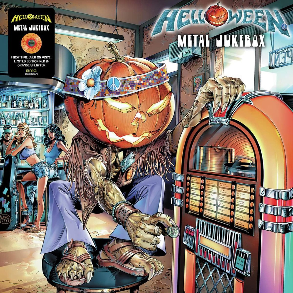 Helloween. Metal Jukebox (LP) (Red & Orange Splatter) - новая запечатанная виниловая пластинка  #1