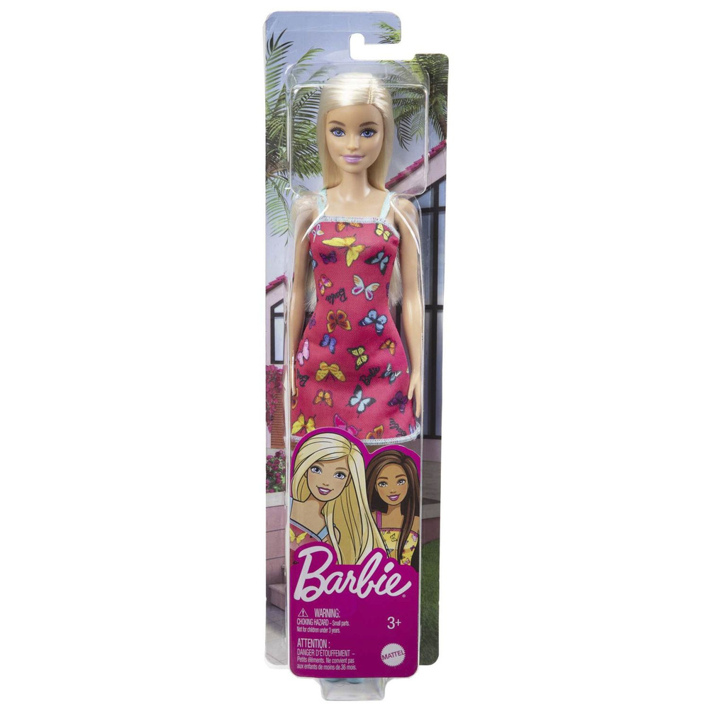 Кукла Barbie - Барби-модница, базовая коллекция, цвет платья: розовый, материал: пластик, текстиль, серия #1