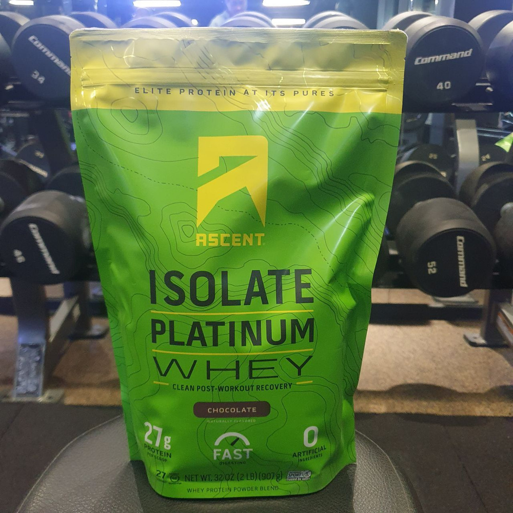 Isolate Platinum Whey Ascent 907гр. 29 порций шоколад #1