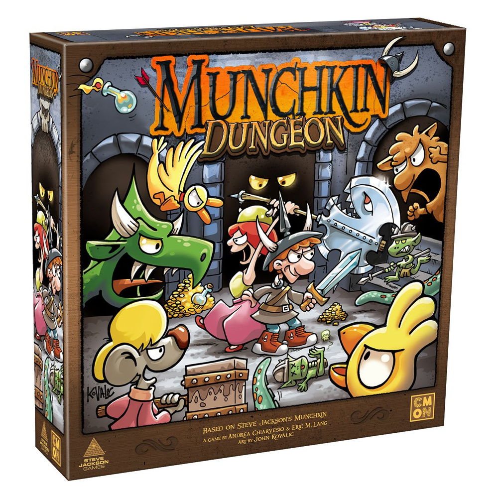 Настольная игра Munchkin Dungeon: Advanced Dangers & Dungeons Pledge (Kickstarter Special) на английском #1