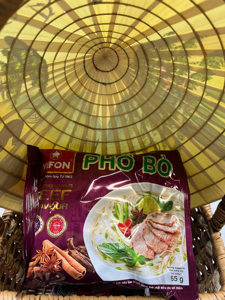 Лапша быстрого приготовления Pho Bo со вкусом говядины Vifon - купить с ...