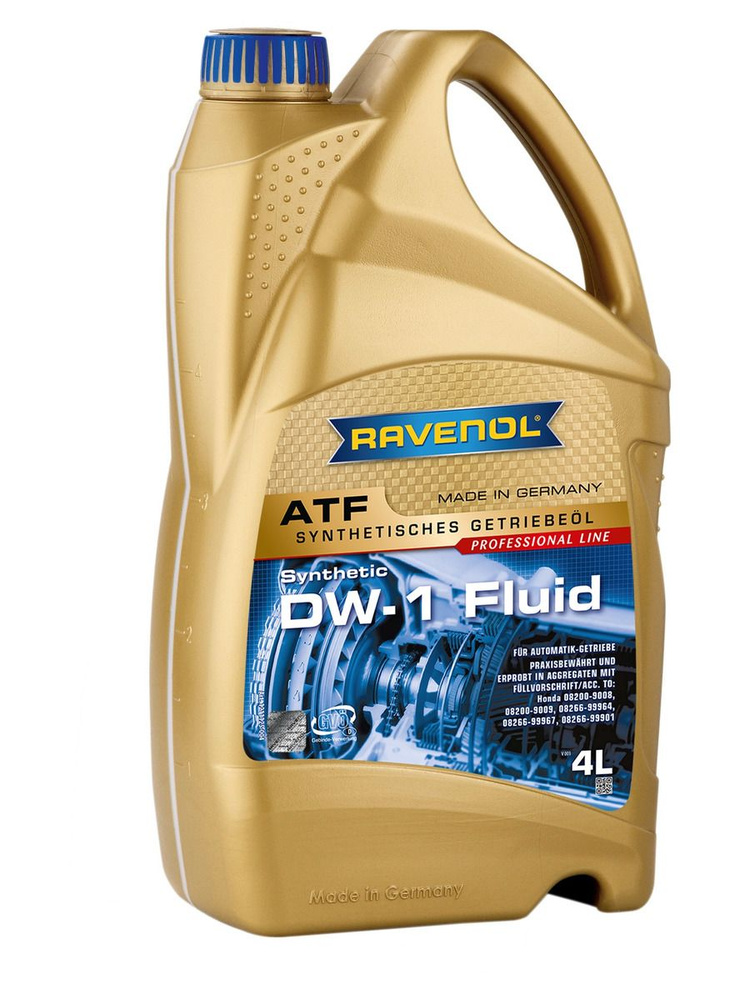 Масло АКПП RAVENOL ATF DW-1 Fluid, 4 литра #1
