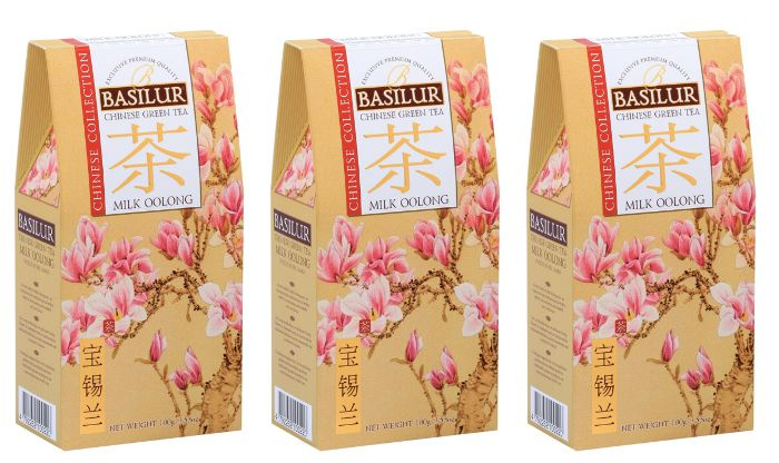 Чай зеленый Базилур Молочный Улун 100 грамм 3 штуки китайская коллекция  #1
