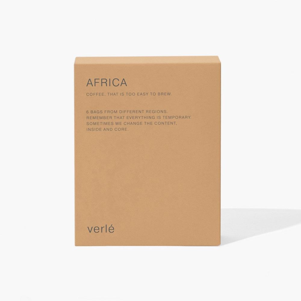 Кофе Verle Africa в дрип-пакетах 6шт, 66г, 4 упаковки #1