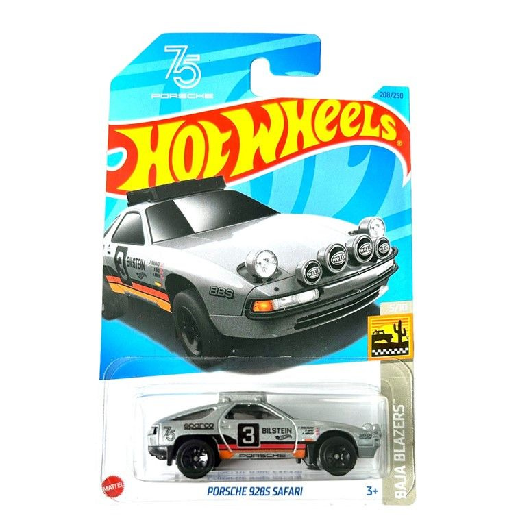 HKG46 Машинка металлическая игрушка Hot Wheels коллекционная модель Porsche 928S Safari серый  #1