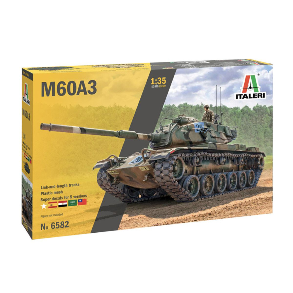 Italeri Сборная модель 6582 M60A3 1:35 #1