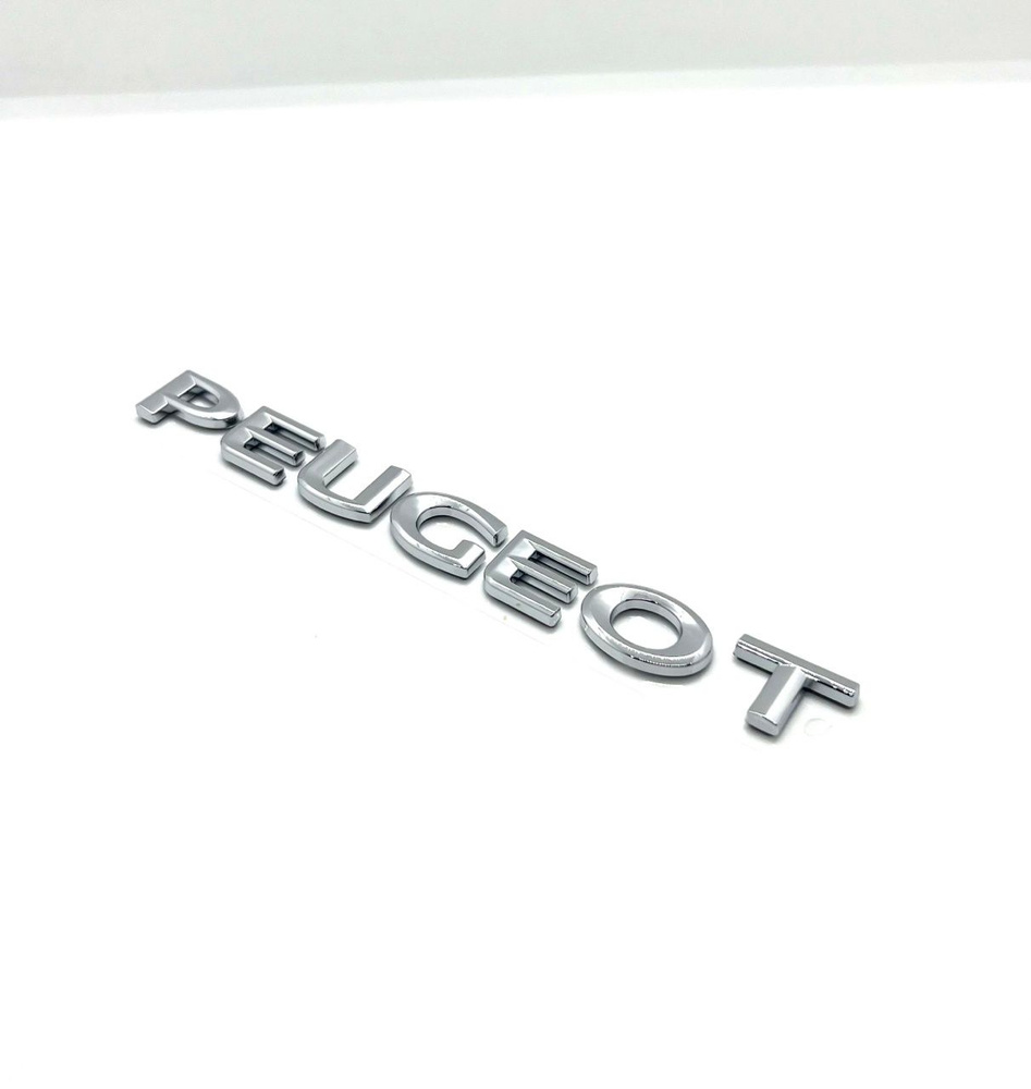 Эмблема ( Орнамент / надпись ) на крышку багажника Пежо / Peugeot 142x14мм  #1