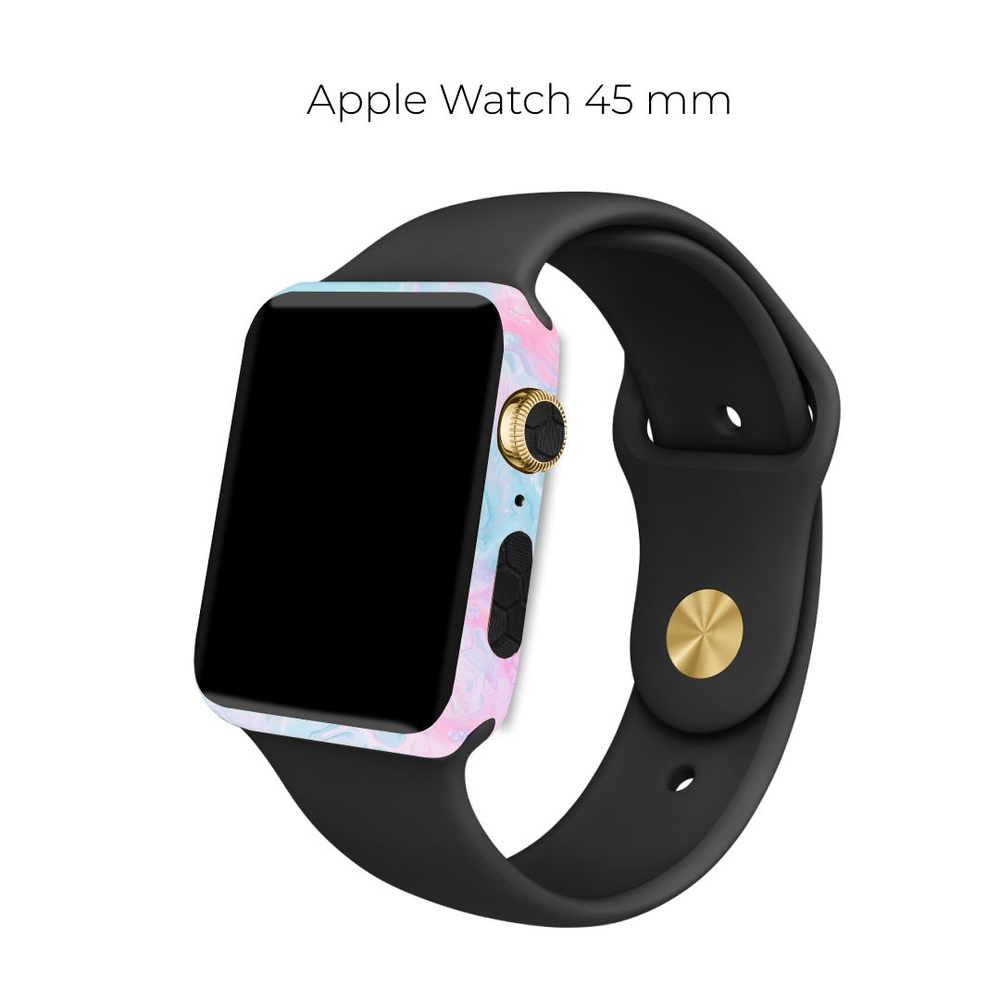 Чехол-наклейка виниловая для корпус Apple Watch 45 mm, защитная пленка для смарт-часов  #1