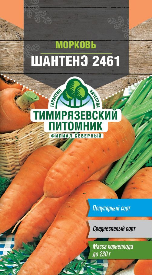 Семена Тимирязевский питомник морковь Шантане 2461 сред. 2г  #1