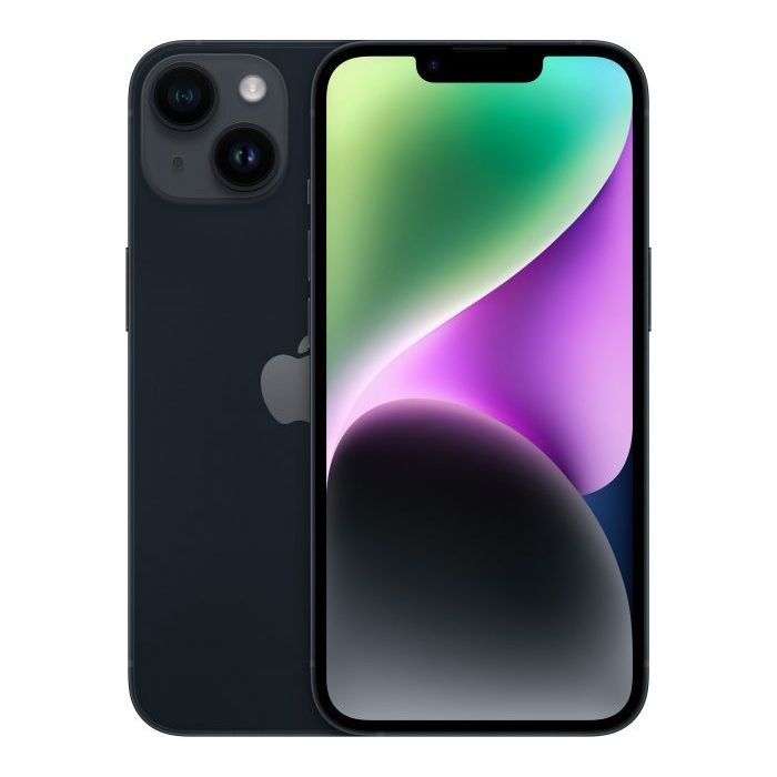 Apple Смартфон iPhone 14 Plus 6/256 ГБ, черный, Восстановленный #1