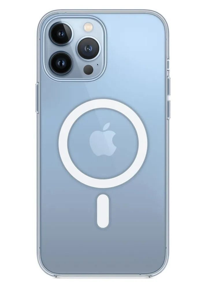 Чехол - накладка для iPhone 14 Pro Max / Clear Case MagSafe / Анимация / Защита экрана, камеры  #1