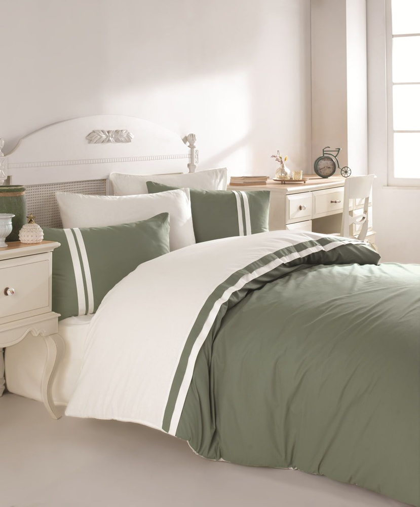 Ecosse Комплект постельного белья, Ранфорс, Евро, наволочки 50x70  #1