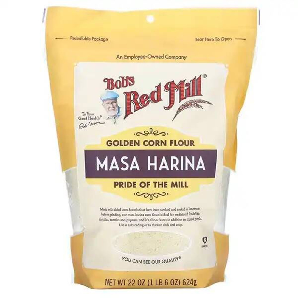 Bob's Red Mill, Золотистая кукурузная мука, маса харина, 624 г #1