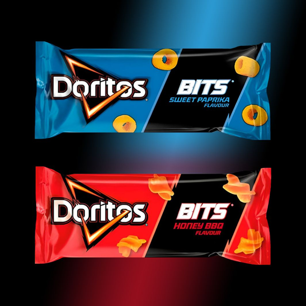 Кукурузные чипсы Doritos Bits Sweet Paprika, Honey BBQ 2 шт. по 33 г Германия  #1