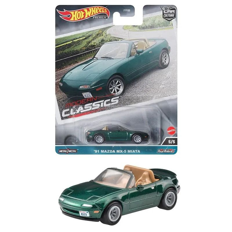 Машинка коллекционная Mattel Hot Wheels FPY86 91 MAZDA MX-5 MIATA #1