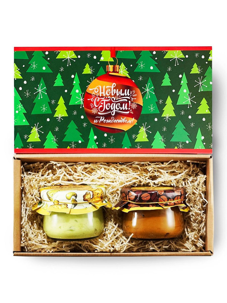 Мед натуральный в наборе, вкусные подарки без сахара #1