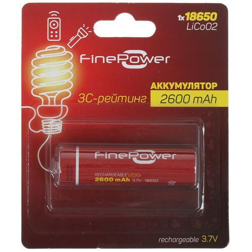 Аккумулятор FinePower KT-1827 2600 мА*ч - купить с доставкой по ...