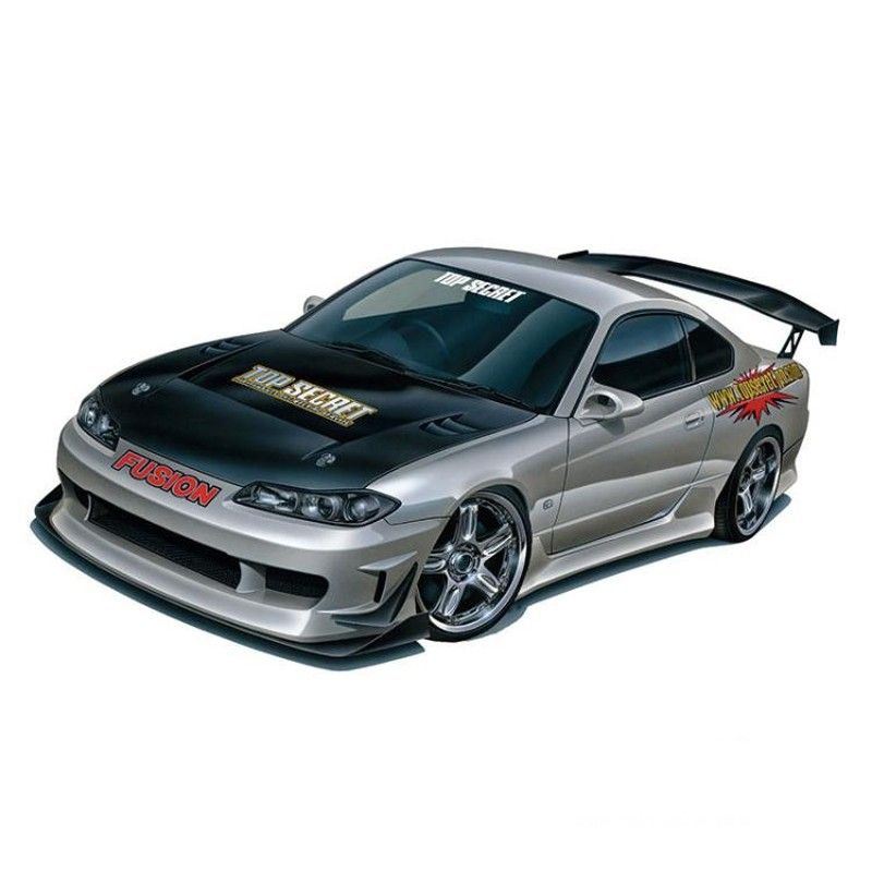 Сборная модель Машинка aoshima-05874 1/24 Top Secret Nissan S15 Silvia 1999 car model kit  #1