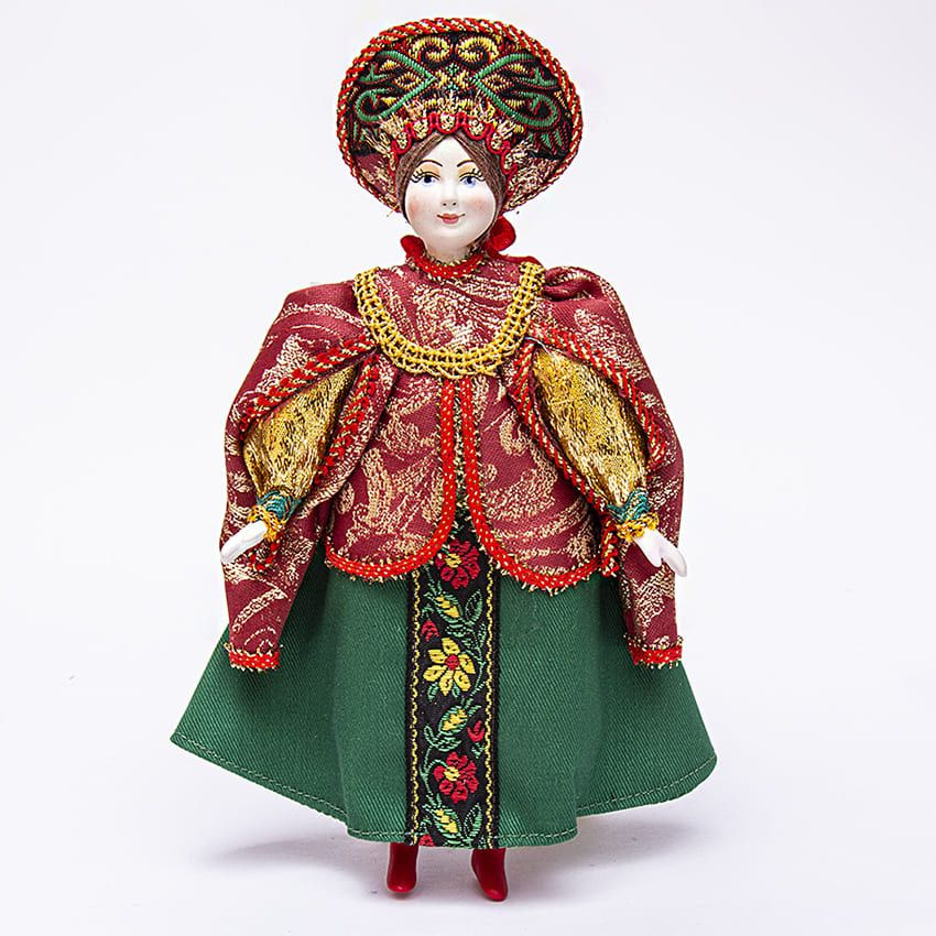 Интерьерная кукла в русском наряде Акулина 20 см #1