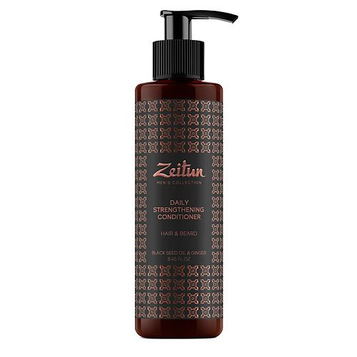 ZEITUN Бальзам-кондиционер для волос и бороды укрепляющий для мужчин. С имбирем и черным тмином, 250 #1