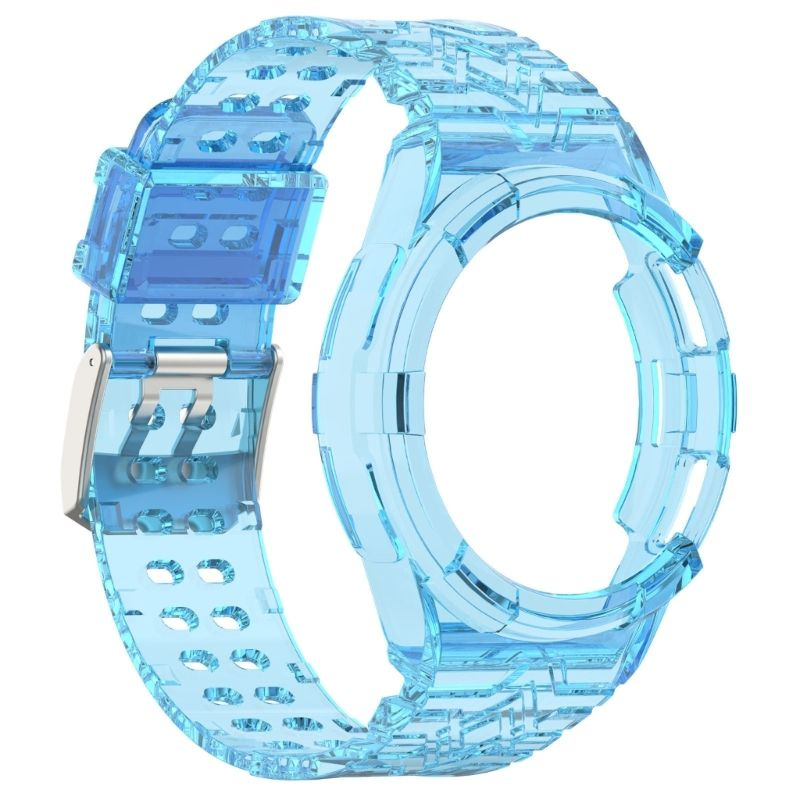 (1 комплект) Samsung watch6 classic One Piece Glacier Strap - синий - 43 мм #1