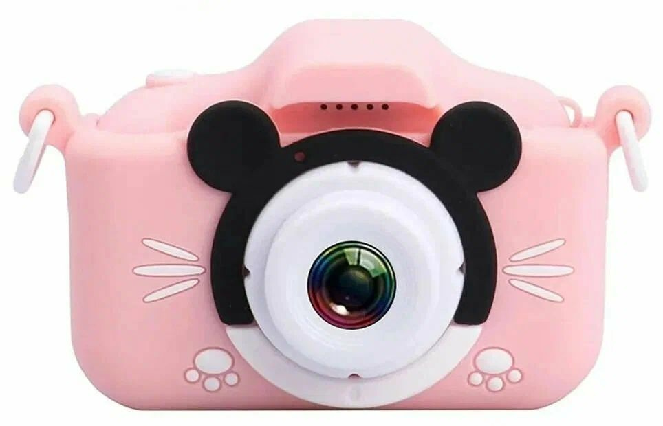 Фотоаппарат для детей цифровой FRAME SHOOTING FOR CHILDREN / Детская цифровая камера / Розовый  #1
