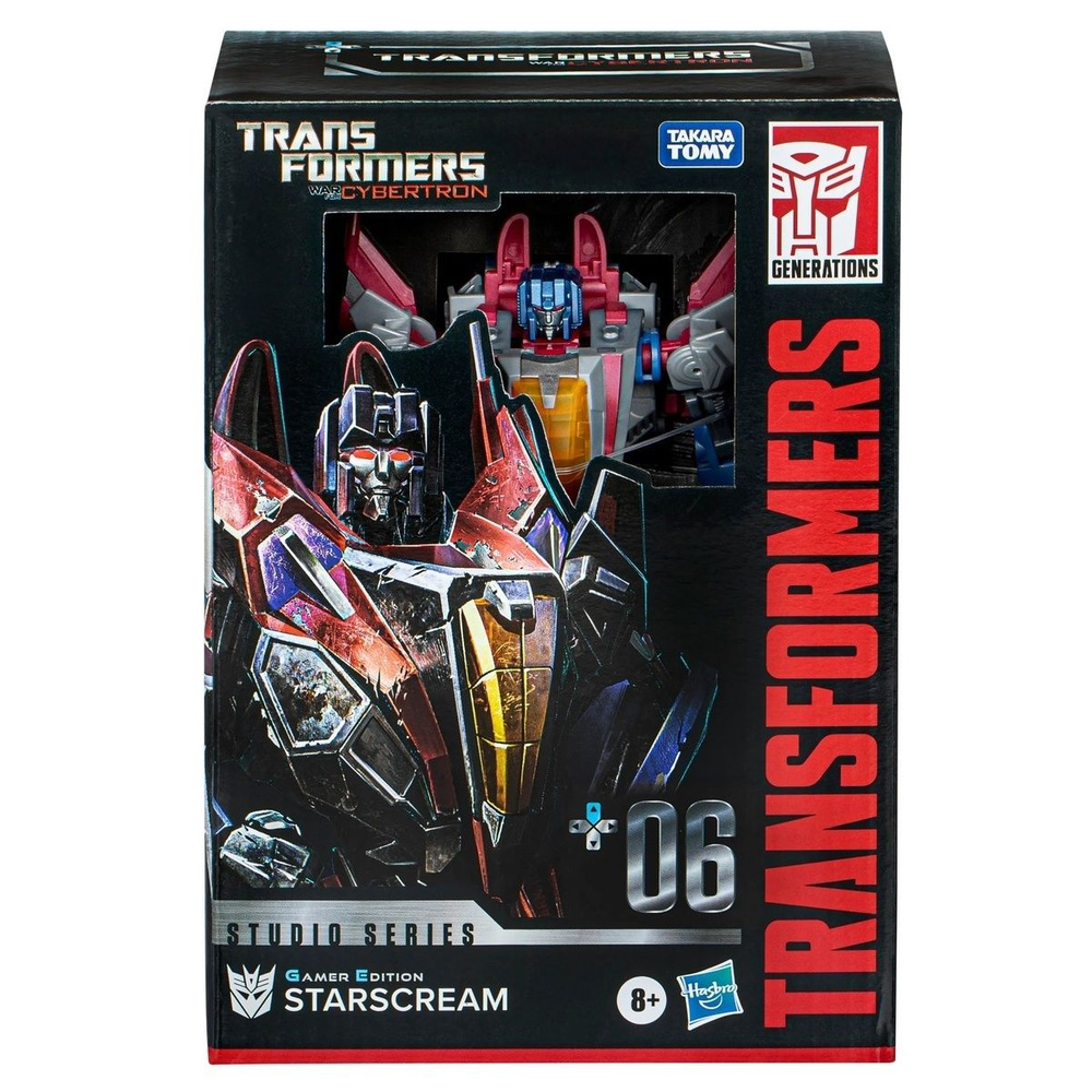 Трансформеры игрушки Hasbro Studio Series Voyager Transformers: War for Cybertron 06 Gamer Edition Starscream #1