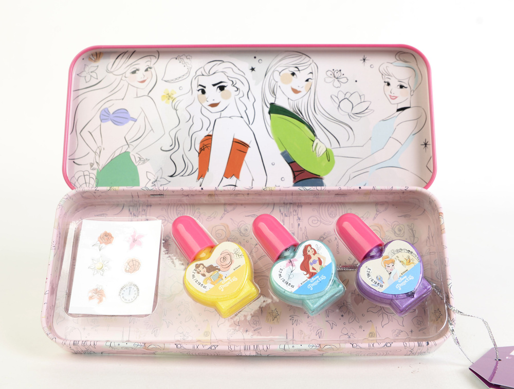 Princess Игровой набор детской декоративной косметики для ногтей в маленьком пенале  #1