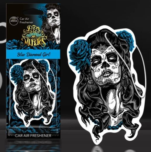 Освежитель Dia de Muertos Diamonnd Girl Blue #1