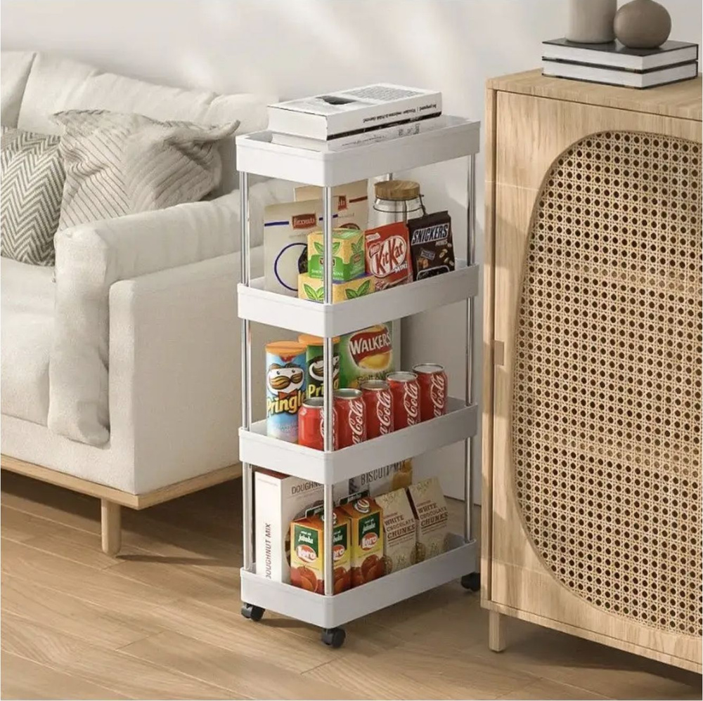 Этажерка на колесах / стеллаж для хранения - купить в интернет-магазине ...