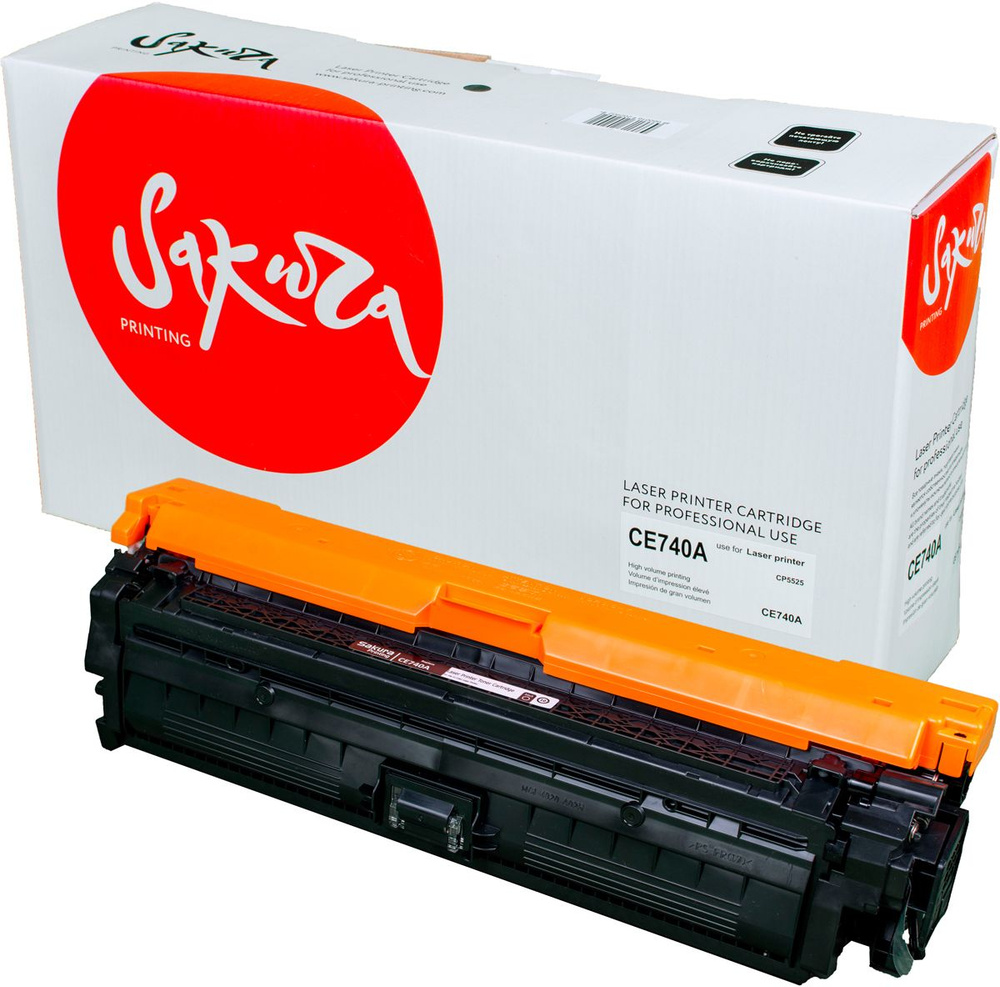 Картридж Sakura CE740A, SACE740A, черный #1