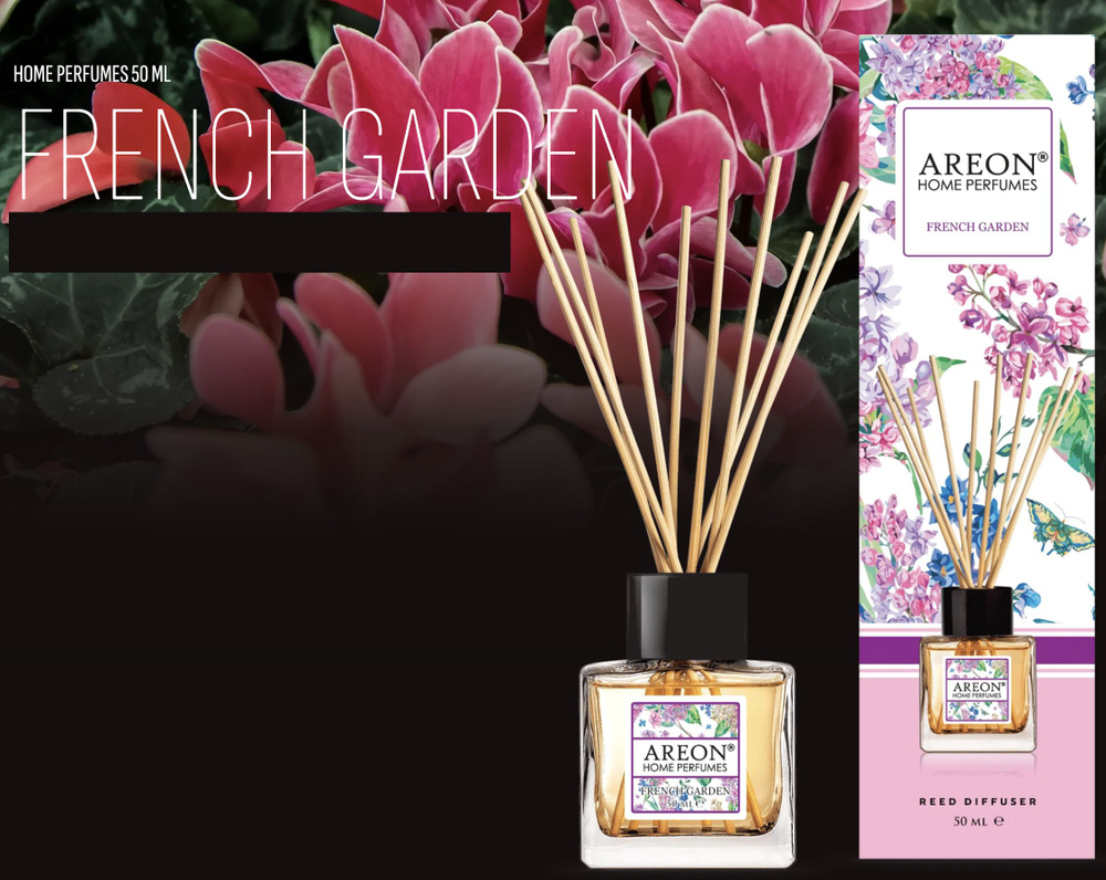 Ароматизатор для дома AREON Home Perfume Sticks 50 ml French Garden (Французский сад)(диффузор с деревянными #1