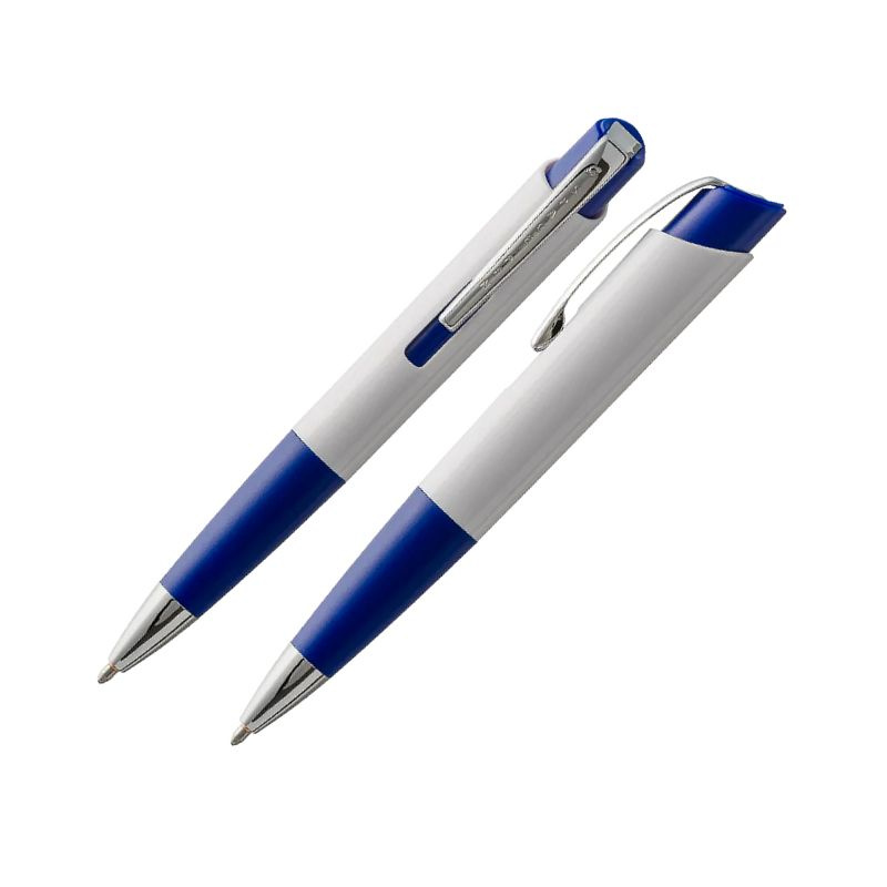 Шариковая ручка "Eclipse", Fisher Space Pen, white/blue/chrome #1